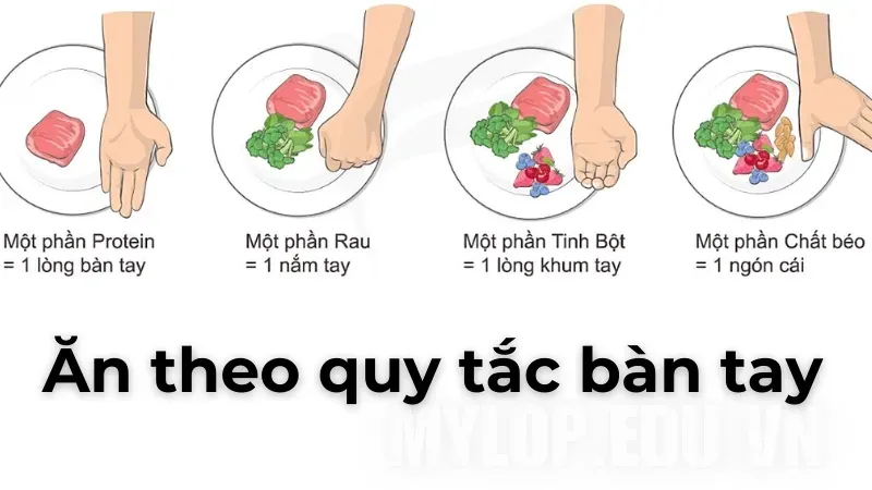 Cách ăn theo quy tắc bàn tay mà không phải đếm calo 6