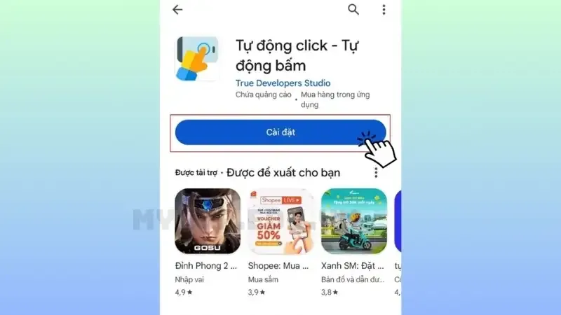 cách bật auto click 6