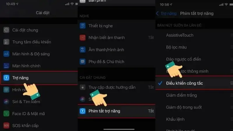 cách bật auto click 18