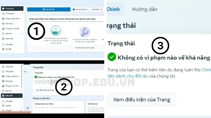  một số bước bật kiếm tiền trên fanpage