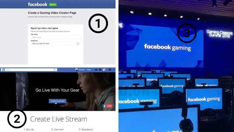 Các bước bật kiếm tiền từ Facebook Gaming