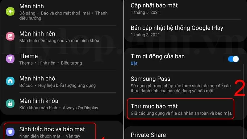 cách cài mật khẩu messenger 2