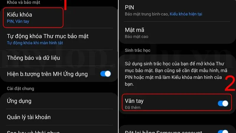 cách cài mật khẩu messenger 3