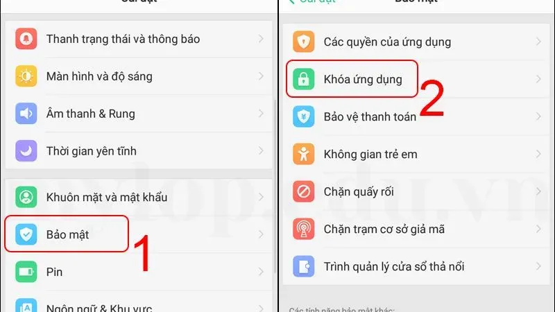 cách cài mật khẩu messenger 4