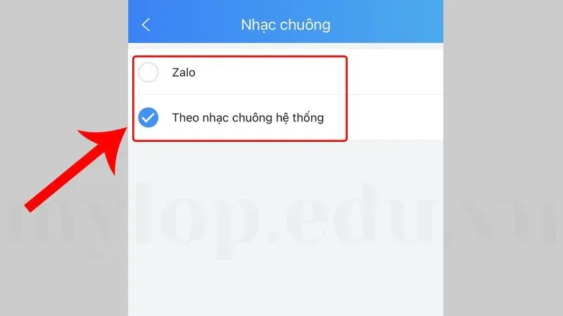 cách cài nhạc chuông zalo 4