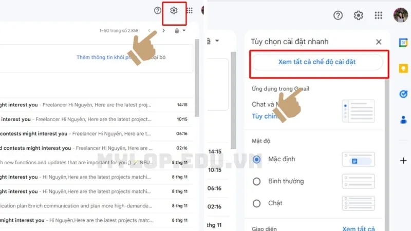 Bước 1: Cách thu hồi Gmail đã gửi trên máy tính