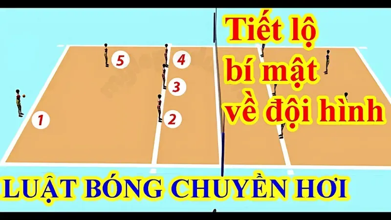 luật chơi bóng chuyền hơi 1