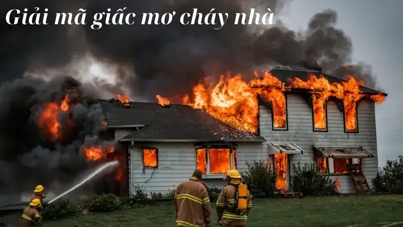 Giải mã giấc mơ cháy nhà