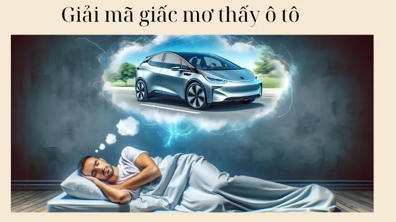 nằm mơ ô tô đánh con gì 1