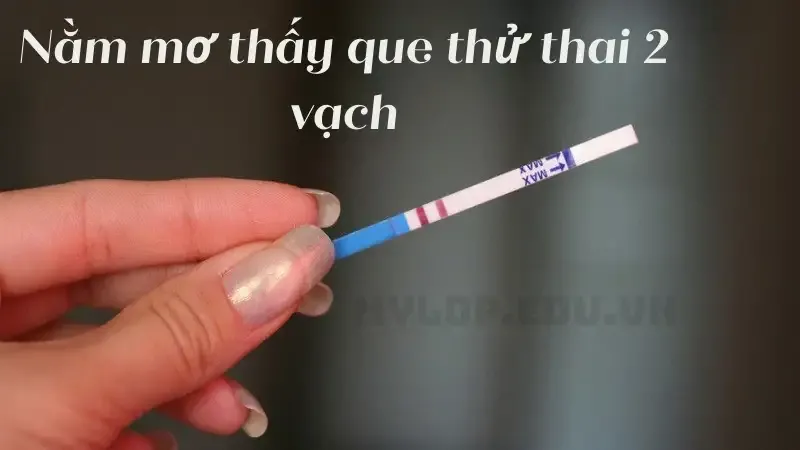 Nằm mơ thấy que thử thai 2 vạch - Điềm báo tốt hay xấu?