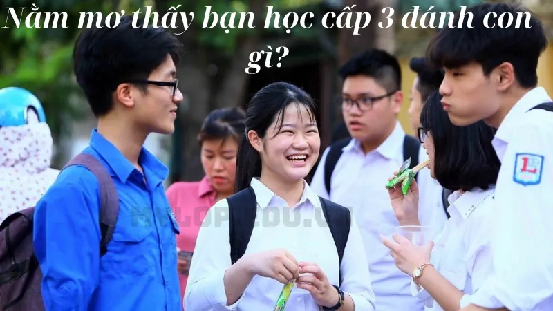 Nằm mơ thấy bạn học cấp 3 - Đánh con gì để trúng lớn?