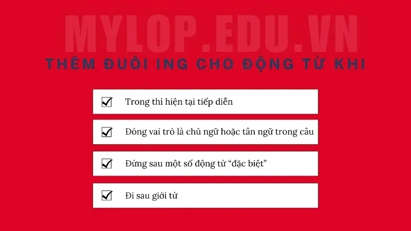 Tổng hợp các quy tắc thêm ing trong tiếng anh mà bạn cần biết 3