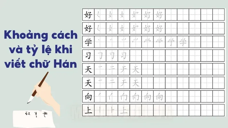 Hướng dẫn chi tiết về quy tắc viết chữ Hán cho người mới học 3