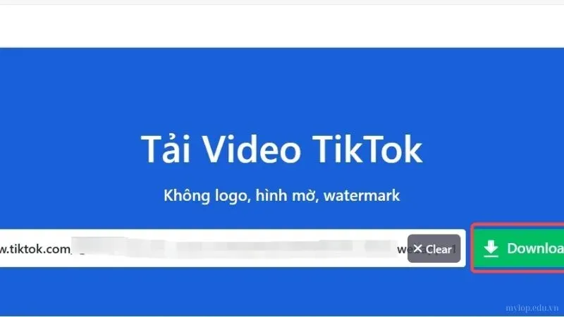 tải video tiktok không logo 2