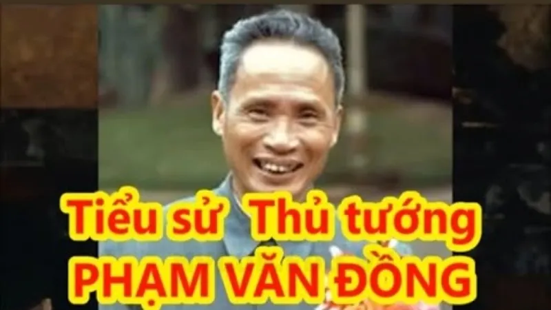 tiểu sử phạm văn đồng 1