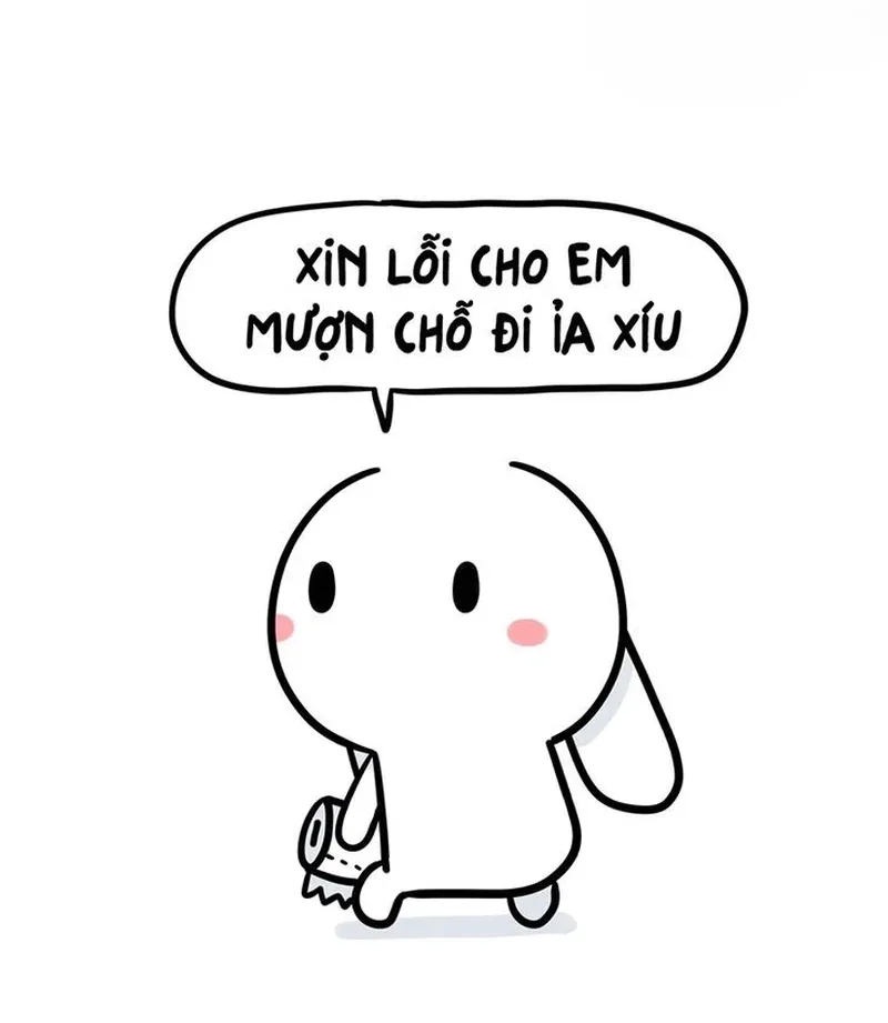 Thỏ trắng meme mang đến sự dễ thương và độc đáo