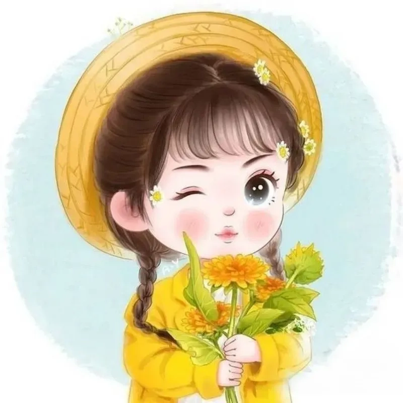 Ảnh chibi nữ đeo kính mang đến sự đáng yêu và thông minh