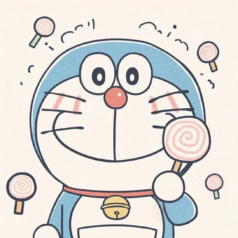 Avatar cute doraemon cho không gian thêm phần dễ thương