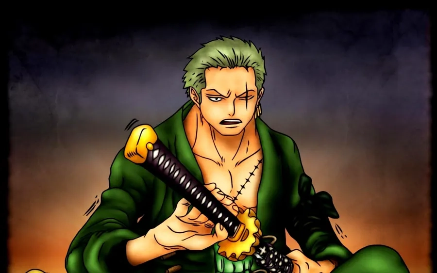 Hình nền one piece zoro giúp bạn thể hiện sự yêu thích với anime