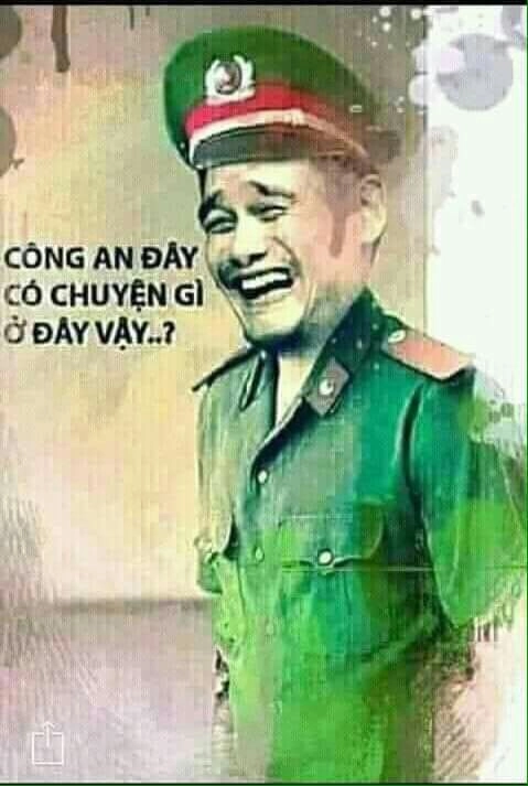 Meme công an giao thông mang lại tiếng cười cho mọi người