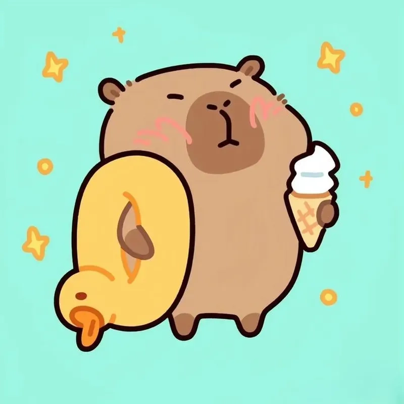 Capybara human meme thể hiện sự hài hước độc đáo