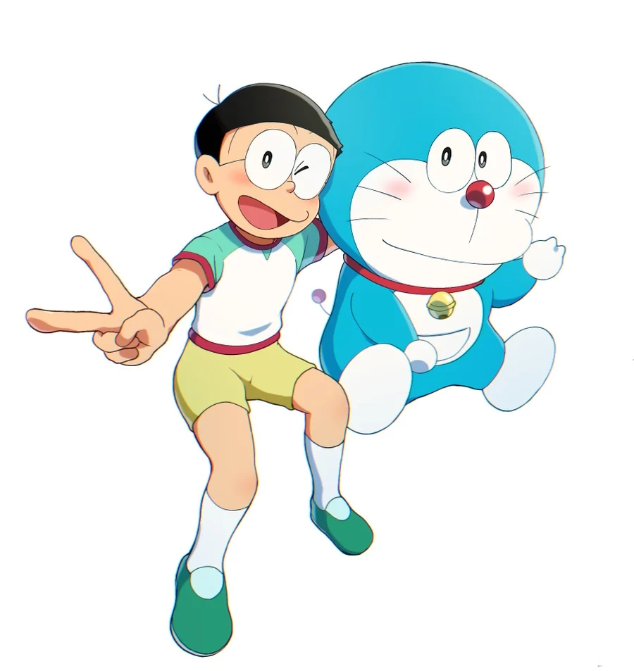 Hình doremon và nobita cute sẽ khiến bạn cảm thấy vui vẻ