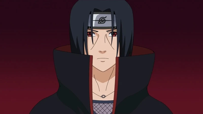 Hình itachi sharingan thể hiện sức mạnh và sự bí ẩn của nhân vật