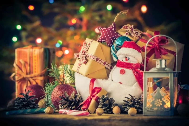 Nền noel cute cho những ai yêu thích sự dễ thương