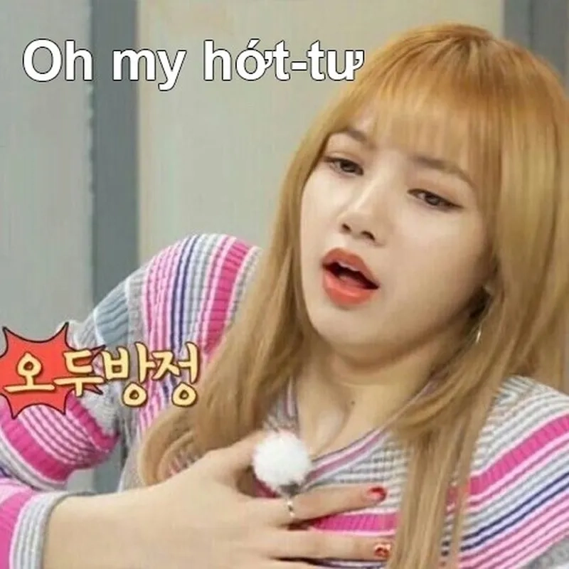 Blackpink meme Lisa dễ thương khiến bạn không thể nhịn cười