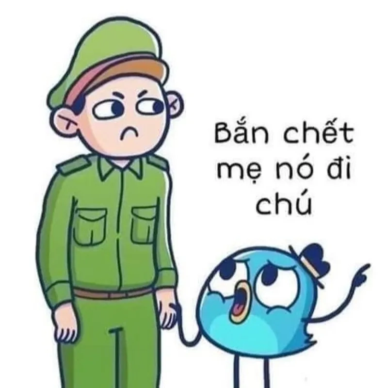 Hình ảnh công an meme mang lại tiếng cười cho mọi người