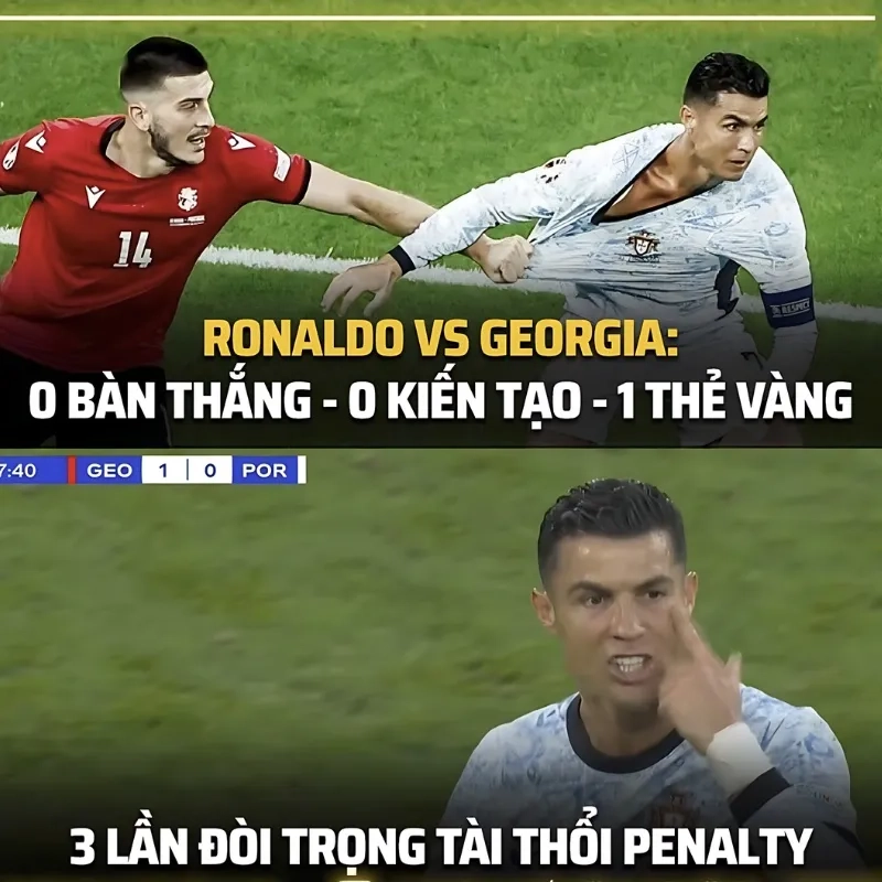 Ronaldo messi meme thể hiện cuộc chiến không hồi kết