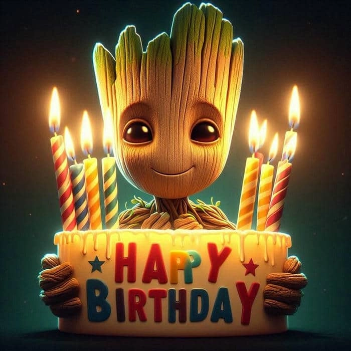 Happy birthday gif meme dễ thương cho những ai yêu thích hài hước