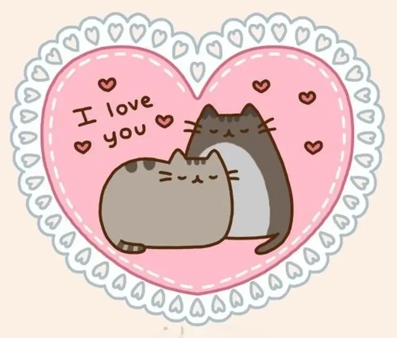 I love you meme cat mang đến sự vui vẻ và hài hước