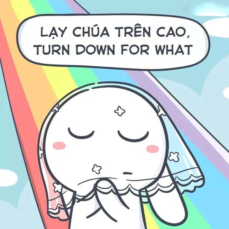 Meme quỳ thể hiện sự tôn kính trong cuộc sống