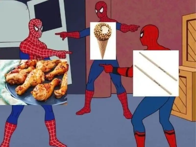 Meme 4 spiderman thật hài hước và thú vị