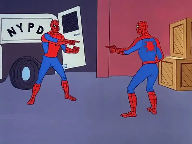 Two spiderman meme khiến bạn cảm thấy vui vẻ