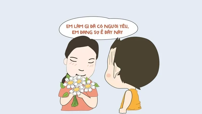 Meme tỏ tình hài hước mang lại niềm vui cho người xem