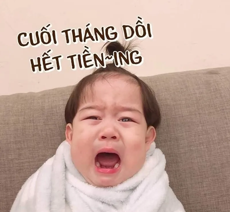 Mang tiền về cho mẹ meme thể hiện tình cảm gia đình