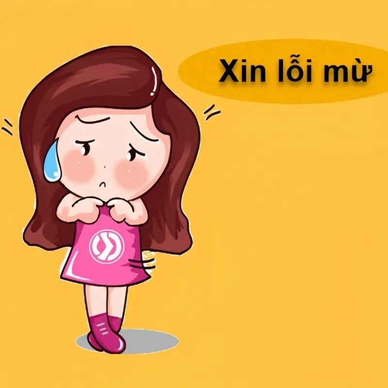 Meme xin lỗi được chưa mang lại tiếng cười cho mọi người