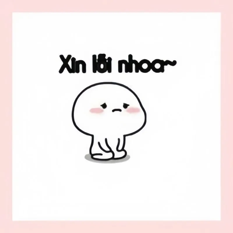 Meme gấu trúc xin lỗi dễ thương cho những ai yêu thích động vật