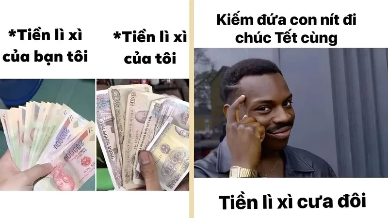 Avatar tết meme 2024 dễ thương cho trang cá nhân của bạn