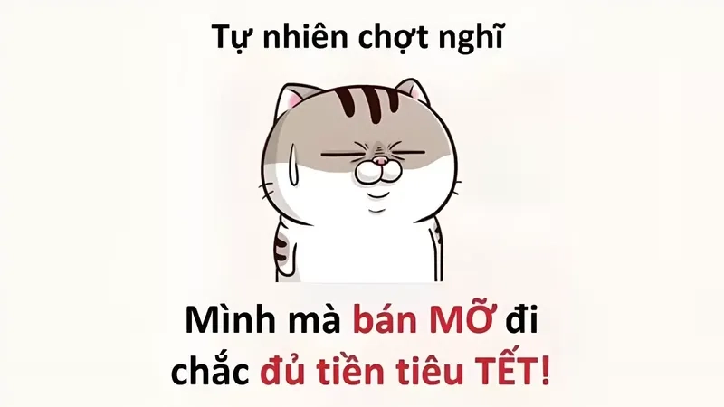 Meme tết vui vẻ mang lại không khí ấm áp cho ngày Tết