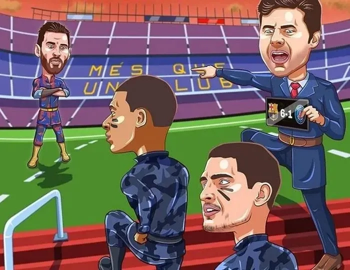 Messi ronaldo world cup meme thể hiện sự cạnh tranh trong giải đấu lớn