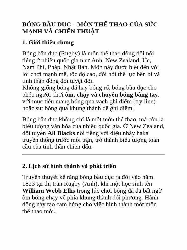 Luật chơi bóng bầu dục chi tiết và cách hiểu đúng cho người mới