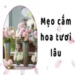 Mẹo cắm hoa tươi lâu cho dịp Tết, bàn tiệc thêm rực rỡ