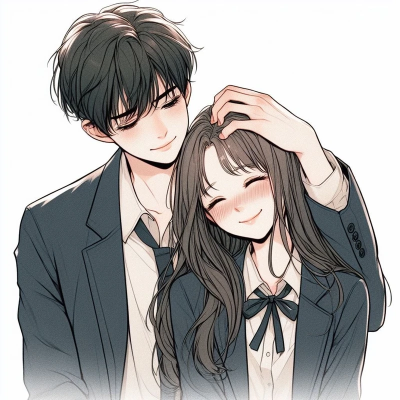 Đốn tim với anime chibi cặp đôi cute nhỏ xinh đáng yêu