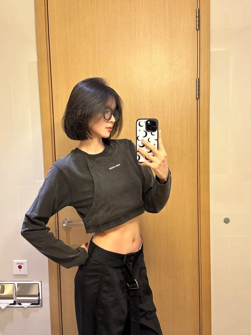 Bộ sưu tập ảnh gái mặc croptop đẹp tự nhiên tôn dáng xem là mê