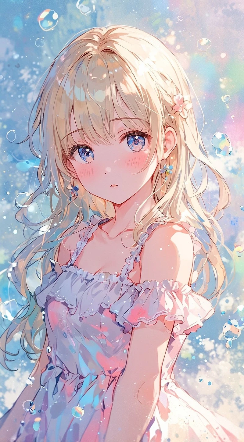 Nhẹ nhàng và xinh xắn với avatar chibi cute nữ