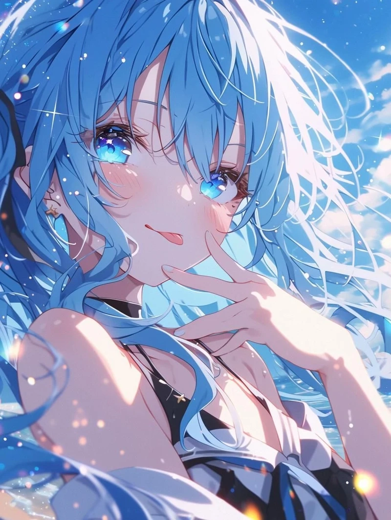 Lưu ngay avatar cute anime nữ cho profile thêm nổi bật