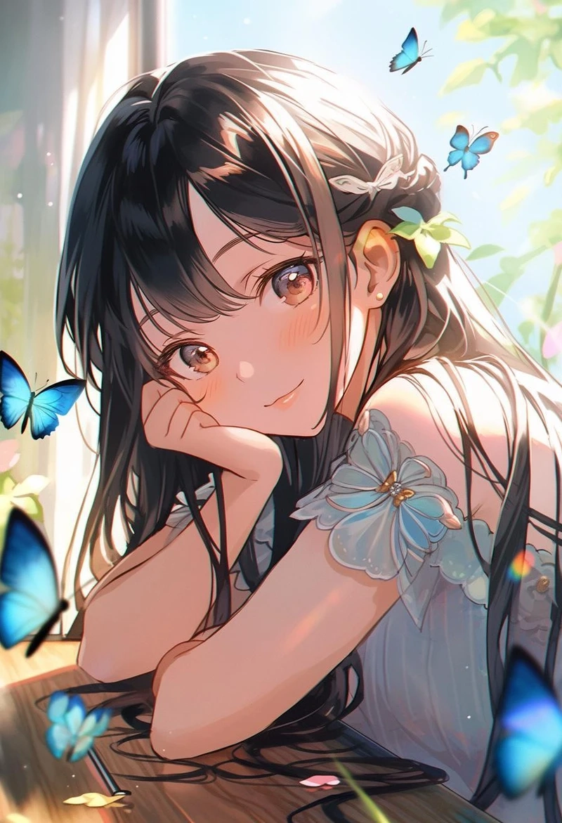 Đốn tim người xem với avatar cute chibi nữ